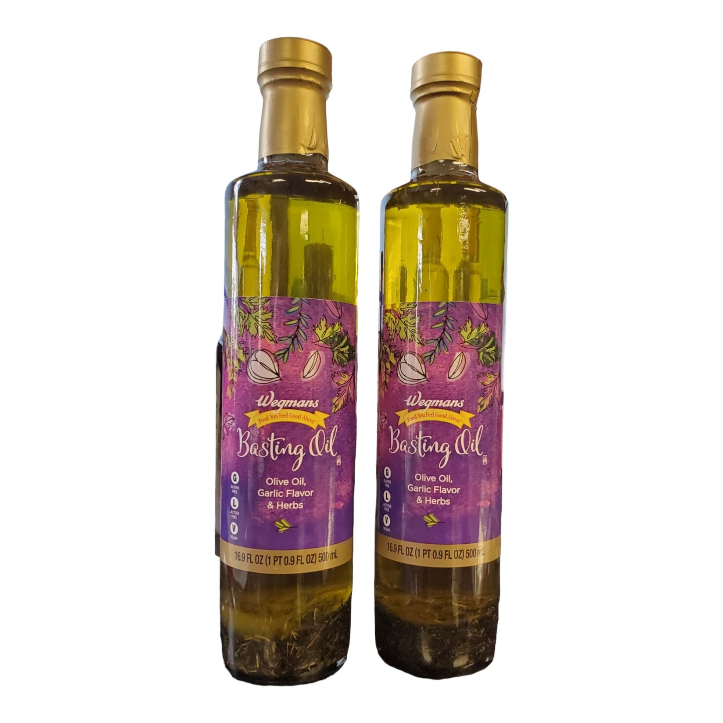 Wgmns Basting Oil, with Garlic & Herbs, 16 Fl. Oz. (Pack of 2) (16 oz)