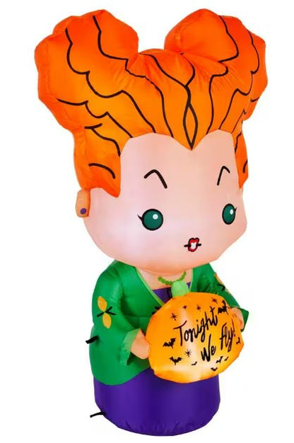Airblown Disney Hocus Pocus Winifred Sanderson Light Up Inflatable