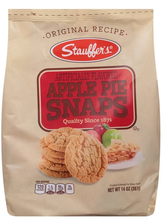 Stauffer's Cinnamon Apple, Pumpkin Spice & Ginger Snaps Variety 3 Pack, 14 oz. Bags