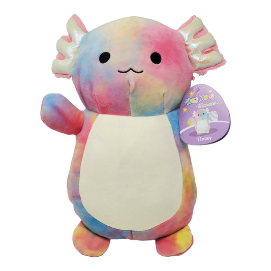 Squishmallows Hug Mees Tinley 12" Tie Dye Easter Edition Axolotl Super Soft Animal