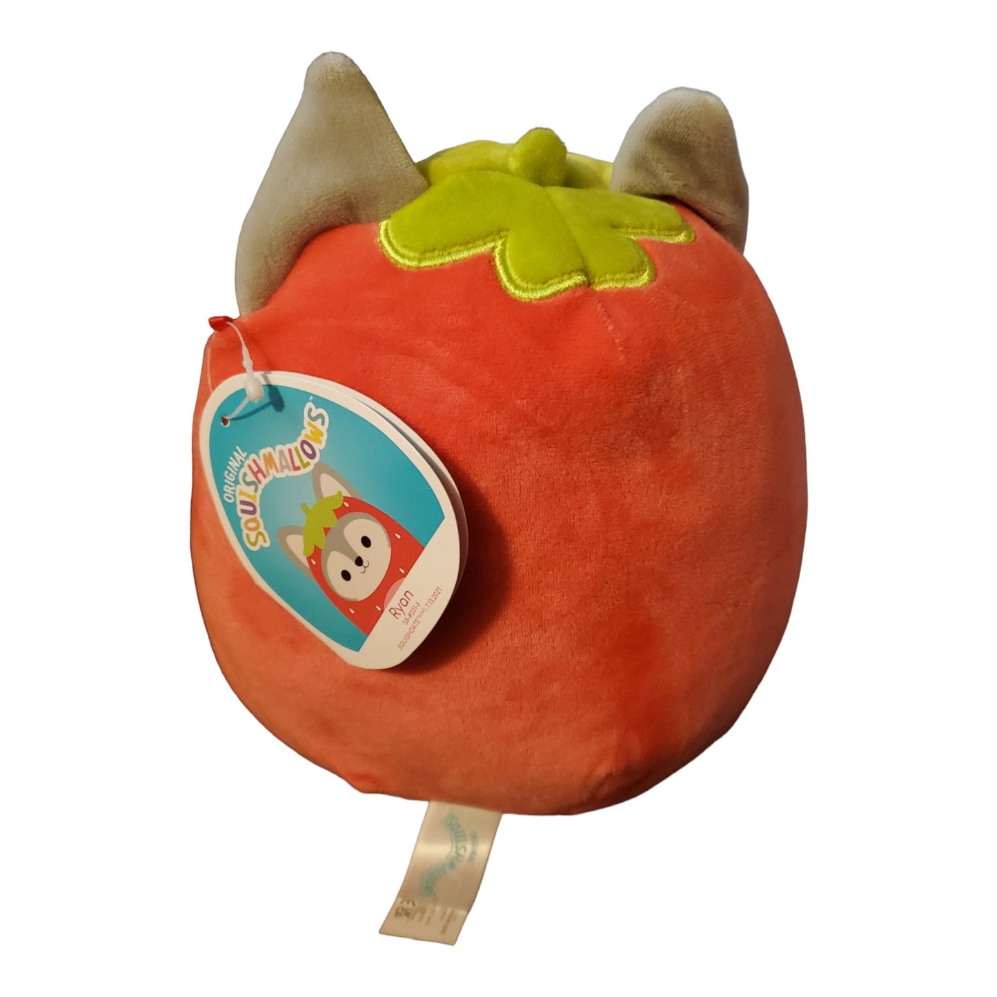 Squishmallows 8" Ryan in Strawberry Costume, hard to find