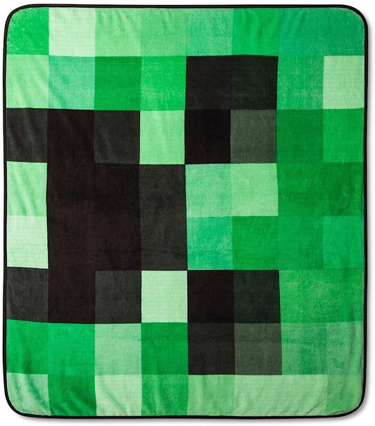 Minecraft Creeper Plush Throw Blanket - 53