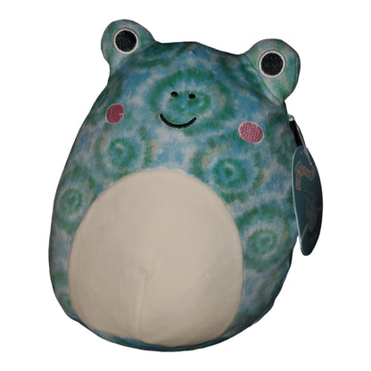 Squishmallow Official Kellytoy Ferdie Tie Dye Frog | 8 Inch | Ultra Plush Toy