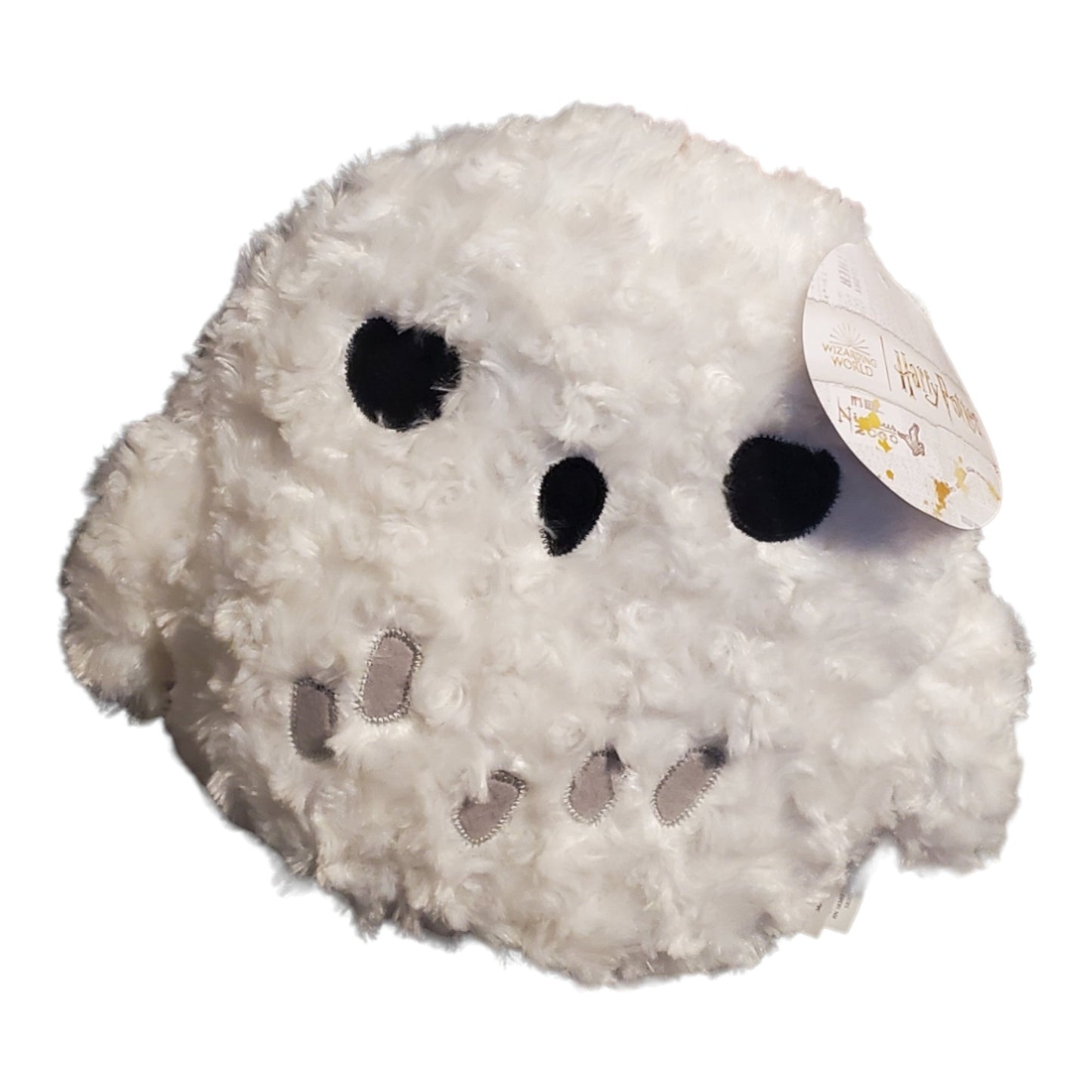 Harry Potter Hedwig Snowy Owl Decorative Pillow Style White Plush Pet, 12 inch
