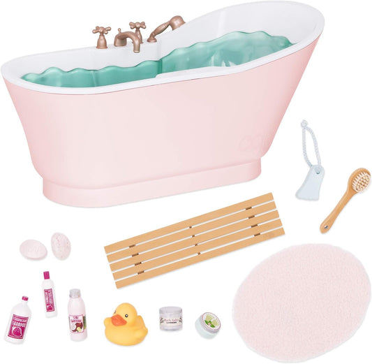 Our Generation Deluxe Bath & Bubbles Tub Set with Sounds