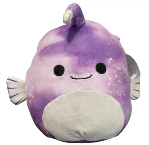 Squishmallows Official Kellytoys Easton the Angler Fish 7.5" Super Soft Animal Plush Stuffed