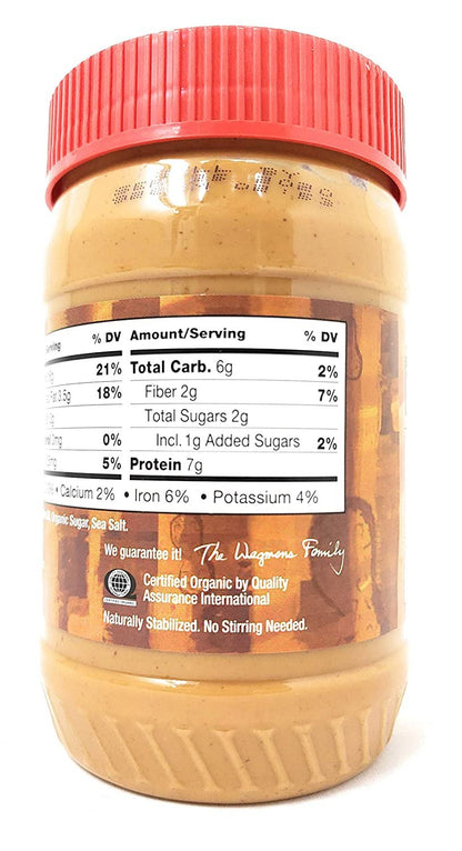 Wegmans Organic Crunchy Peanut Butter Spread (2 Pack, Total of 32fl.oz)