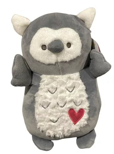 Squishmallows Hug Mees Plush 10 Inch Nakita the Owl Kellytoy animal stuffed toy