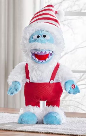 Gemmy Plush Animated Bumble Side Stepper from Rudolph the Red Nosed Reindeer, 12 inch