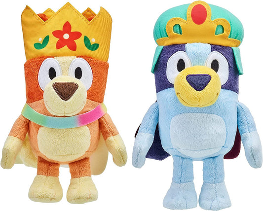Bluey Friends - Royal Bluey & Bingo Plush Bundle Pack