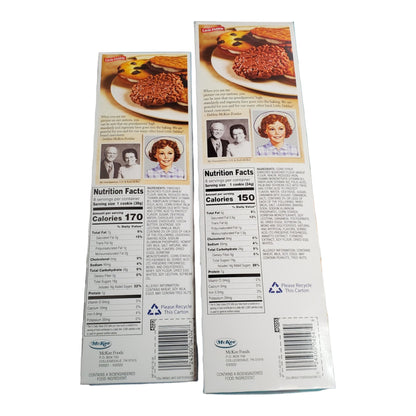 Little Debbie Snickerdoodle Creme Pies with Cinnamon Sugar and Chocolate Chip Creme Pies, 2 Pack Bundle