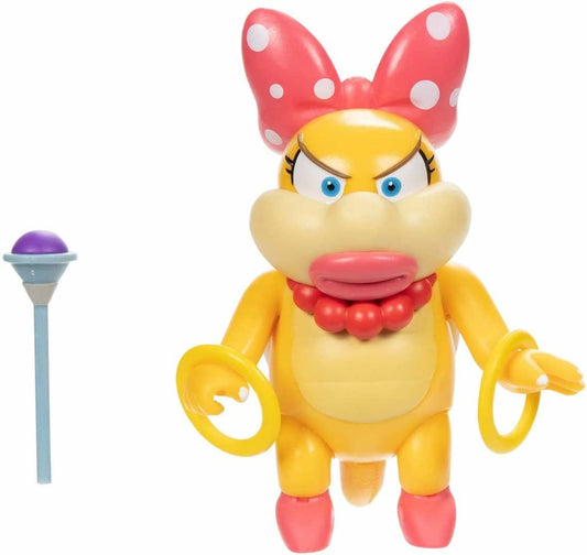 SUPER MARIO 4INCH Wendy Koopa with Wand