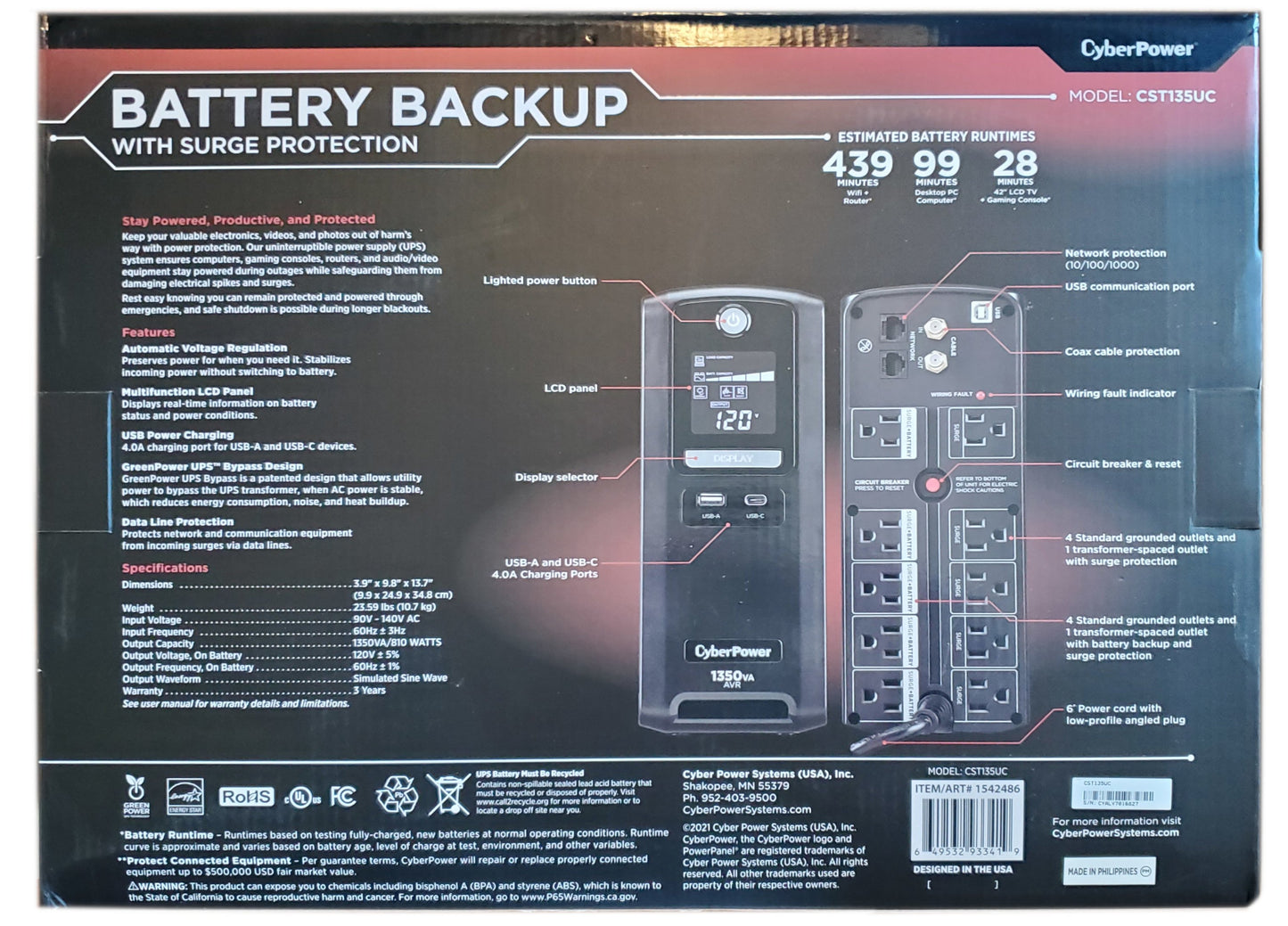 CyberPower Battery Backup